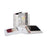 Cardinal Brands, Inc Clearvue Binder, D-Ring, 5" Capacity, 11"x8-1/2", White