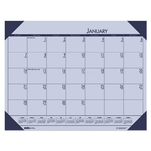 House of Doolittle Desk Pad, 12 Month, Jan-Dec, 22"x17", Orchid