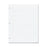 Rediform Office Products Standard Filler Paper, 11"x8-1/2", 3-Hole Punched, White