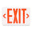 Tatco LED Emrgncy Exit Sign w/Batt Backup,12-1/4"x2-1/2"x8-3/4",WE