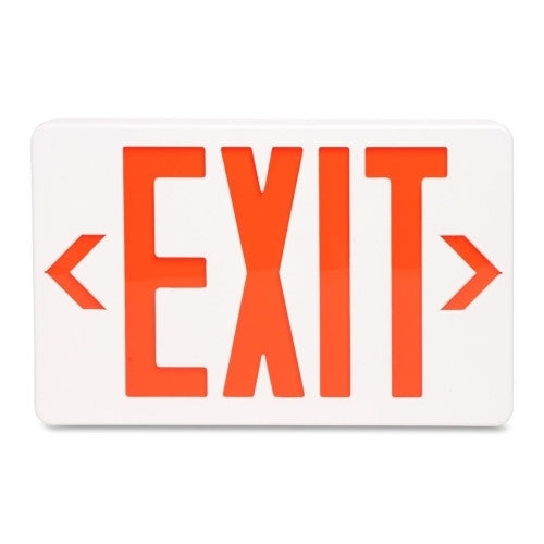 Tatco LED Emrgncy Exit Sign w/Batt Backup,12-1/4"x2-1/2"x8-3/4",WE