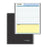 Mead Business Notebook, Action Planner, 96 Page, 8-1/2"x11",Black