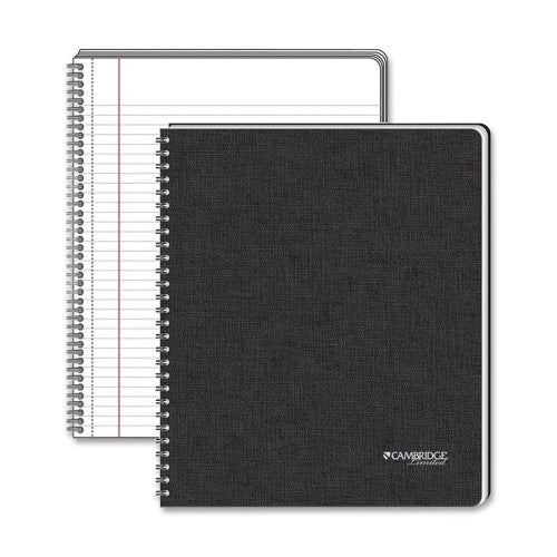 Mead Hardbound Notebook,Legal Rld.,1 Subject,80 Sh,11"x8-1/2",BK