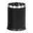 Rubbermaid Commercial Products Wastebasket, Fireproof Steel,3.5 Gal.,9-1/2"x12-1/2",Black