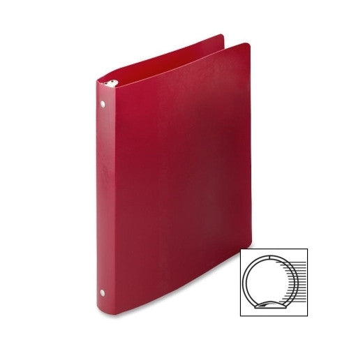 Acco Brands, Inc. Semi-Rigid Binder, 1" Capacity, 8-1/2"x11", Executive Red