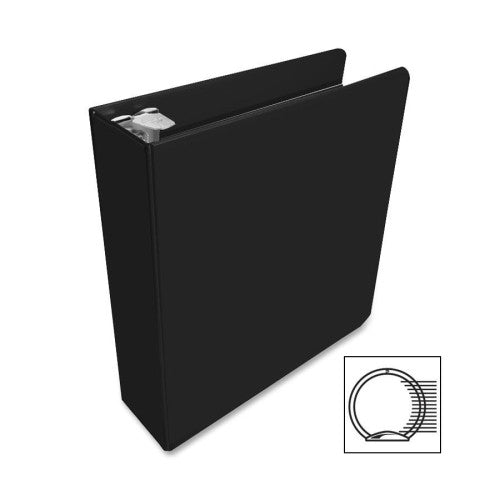 Acco/Wilson Jones Round Ring View Binder, 2" Capacity, 11"x8-1/2", Black