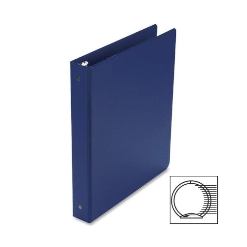 Acco/Wilson Jones Standard Round Ring Binder, 1"Cap, 11"x8-1/2", Dark Blue