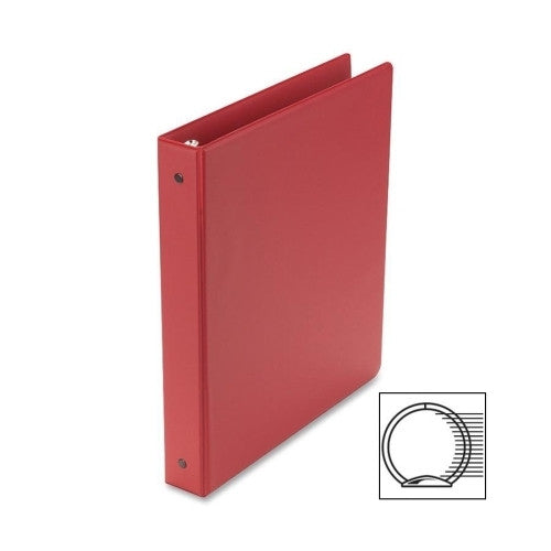 Acco/Wilson Jones Standard Round Ring Binder, 1"Cap, 11"x8-1/2", Burgundy