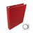 Acco/Wilson Jones Standard Round Ring Binder, 1"Cap, 11"x8-1/2", Red