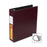 Acco/Wilson Jones D-Ring Label Holder Binder, 2" Capacity, 11"x8-1/2",Burgundy