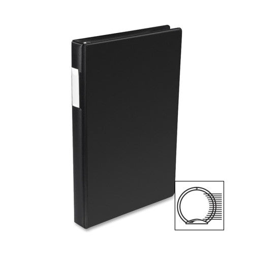 Acco/Wilson Jones Legal Binder, 4 Ring, 1" Capacity, 14"x8-1/2", Black