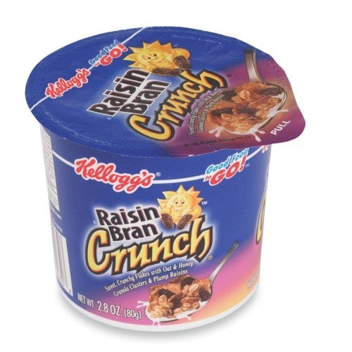 Keebler Cereal-in-a-Cup,Super Size,2.8 oz,6/PK,Raisin Bran Crunch