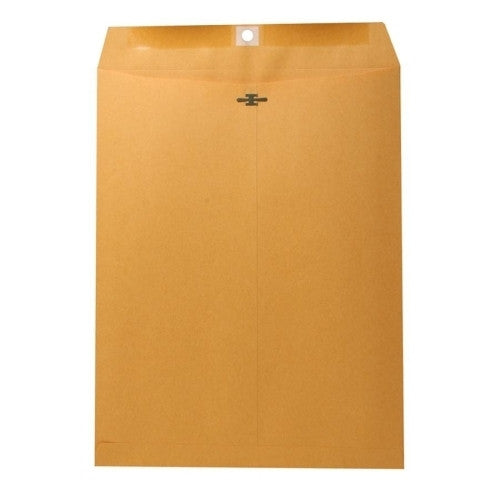 Nature Saver Clasp Envelope, 28Lb, 10"x13", 100/BX, Natural Kraft