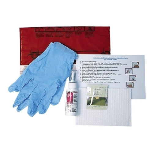 Unimed-Midwest, Inc. Emergency Kit, Spray 2 oz., Gloves, Towelette sealed in bag