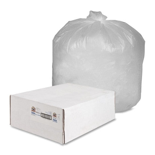 Genuine Joe Can Liners,55-60 Gal,12mic,38"x58",200/CT,Translucent