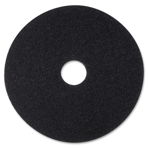 3M Commercial Office Supply Div. Stripping Pad, 12", 5/CT, Black