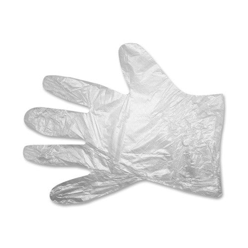 Bunzl Polyethylene Gloves,Disposable,Powder-free,Lg,2000/PK,CL