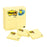 3M Commercial Office Supply Div. Post-it Notes,Original Pad, 3"x3",90 Sheets,24/PK,Canary