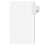 Kleer-Fax, Inc. Index Dividers,"A",Side Tab,1/26 Cut,11"x8-1/2",25/ST,WE