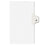 Kleer-Fax, Inc. Index Dividers,"D",Side Tab,1/26 Cut,11"x8-1/2",25/ST,WE