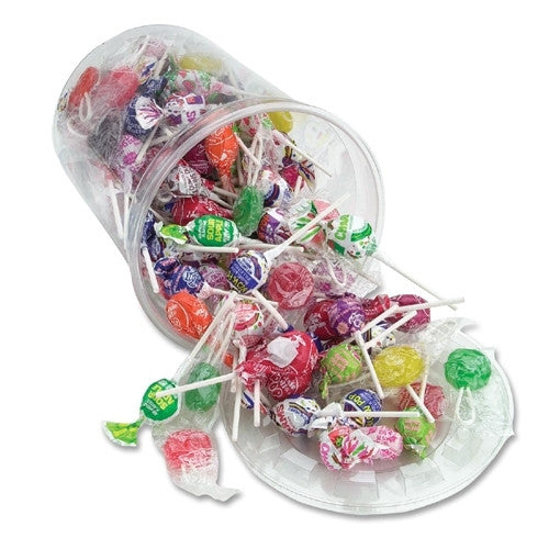 Office Snax Tub of Candy, Popular Brand Lollipops,