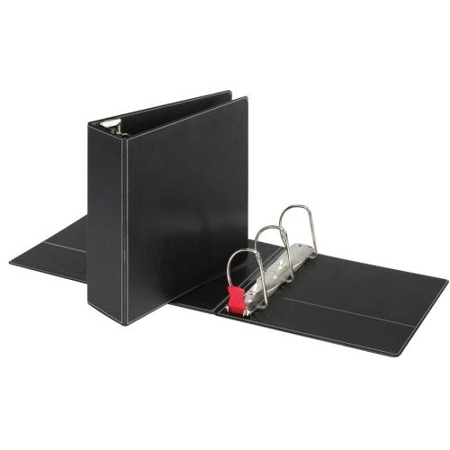 Sparco Products Slant-D Ring Binder,w/Sheet Lifter,4" Cap,11"x8-1/2",BK