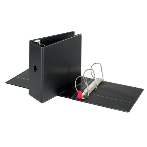 Sparco Products Slant-D Ring Binder,w/Sheet Lifter,5" Cap,11"x8-1/2",BK