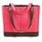 Day-timer Leather Tote, 11-1/2"x10"x4", Pink