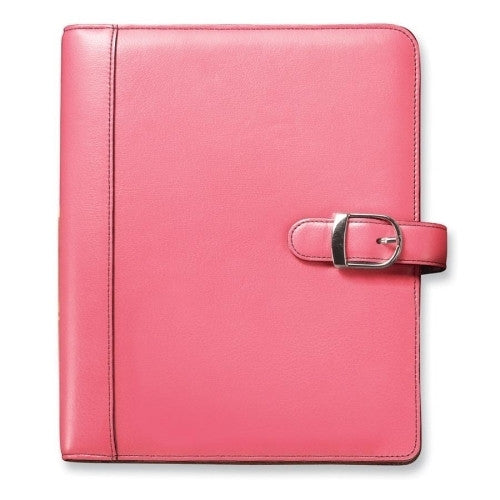 Starter Set w/1" Rings, Desk 5-1/2"x8-1/2", Pink Leather