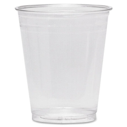 Dixie Foods Cold Drink Cups, 10 oz., 500/CT, Clear Plastic