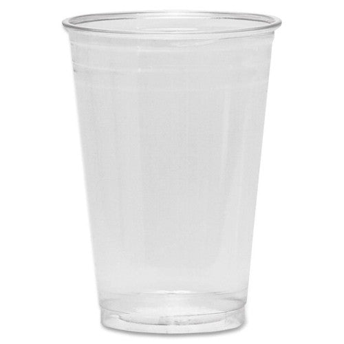 Dixie Foods Cold Drink Cups, 12 oz., 500/CT, Clear Plastic