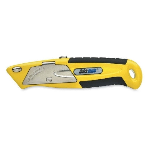 Pacific Handy Cutter Utility Knife, w/ Autoloading, Holds 5 Blades, Yellow/Black