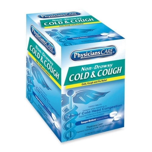 Acme United Corporation Physicians Care Cold/Cough 2/PK, 50 PK/BX