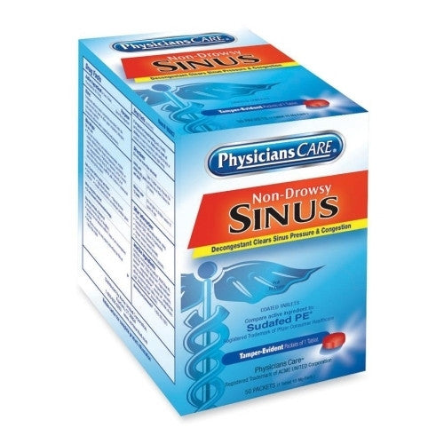 Acme United Corporation Physicians Care Sinus, 50 PK/BX