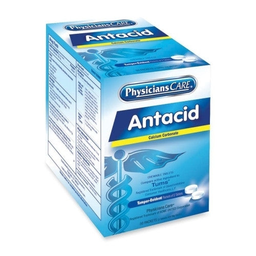 Acme United Corporation Physicians Care Antacid, 2/PK, 50 PK/BX