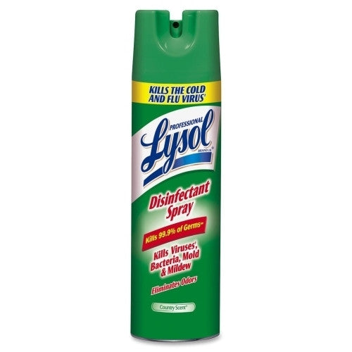 Reckitt & Benckiser Disinfectant Spray, Lysol, 19 Oz., 12/CT, Country Scent