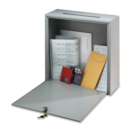 Buddy Products Interoffice Mailbox,Drop Slot 10-1/2"x5/16",12"x3"x10",PM