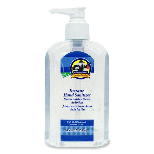 Genuine Joe Hand Gel Sanitizer, Pump Bottle, 8.5 oz