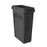 Rubbermaid Commercial Products Waste Container,w/Venting Channel,23 Gallon,22"x11"x30",BK