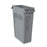 Rubbermaid Commercial Products Waste Container,w/Venting Channel,23 Gallon,22"x11"x30",GY