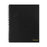 Tops Business Forms Business Journal,Ruled,8-1/2"x11",80 Sheets,Black Cover