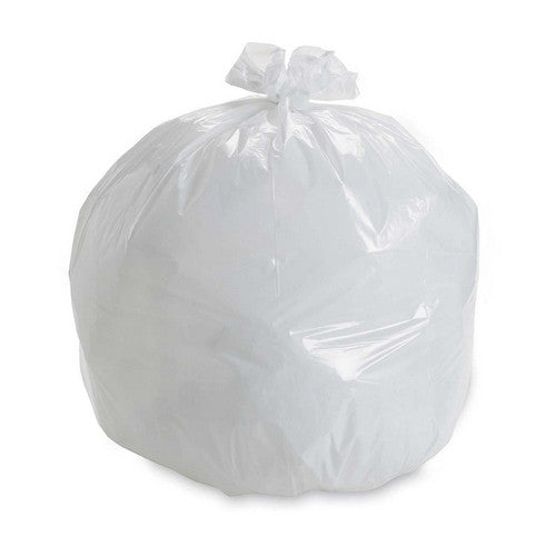 Stout Biodegradable Trash Bags,13 Gal,.70 ml,24"x30",120/BX,White