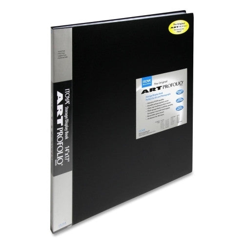 Itoya of America, Ltd Art Portfolio, Top Load, 24 Sleeves, 14"x17", Black