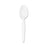 Dixie Foods Heavyweight Spoons, 6" L, 100/BX, White