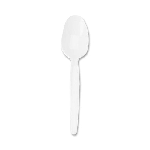 Dixie Foods Heavyweight Spoons, 6" L, 100/BX, White