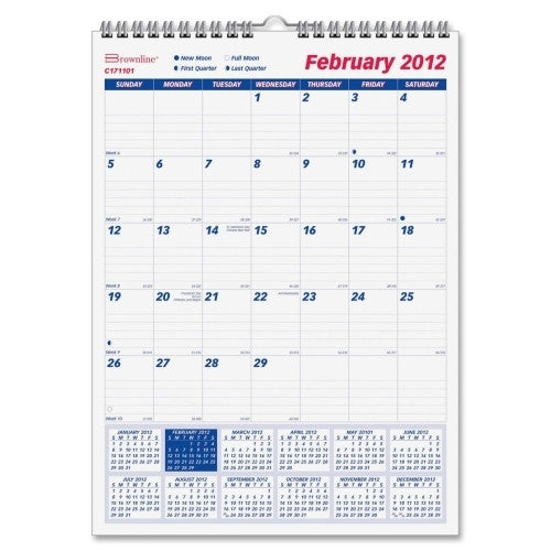 Rediform Office Products Wall Calendar, English, 2010, 1PPM, 8" x 11"