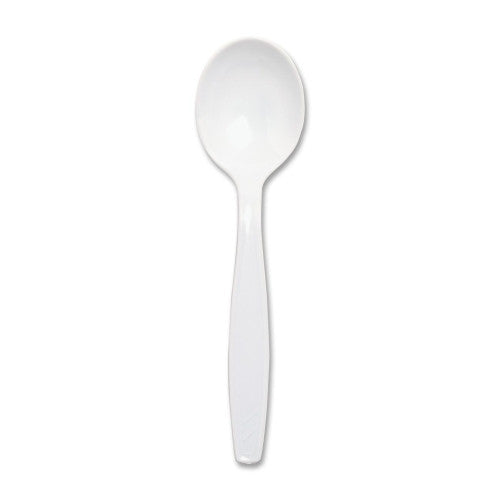 Dixie Foods Heavyweight Soup Spoons, 5-3/4" L, 100/BX, White