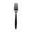 Dixie Foods Plastic Forks, Heavyweight, 1000/CT, Black