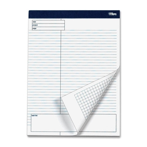 Tops Business Forms Planning Pad,w/Margin Task Li