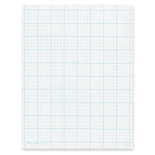 Tops Business Forms Cross Section Pad,20 lb.,8-1/2"x11",50 Sheets/PD,White